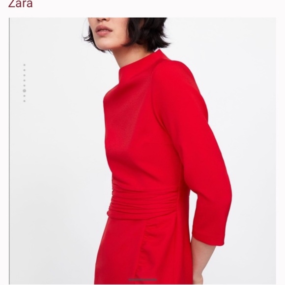 ZARA High Neck Midi Dress - Picture 6 of 15